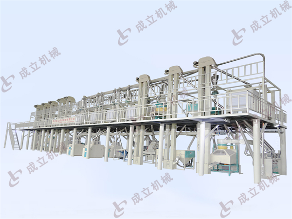 100噸面粉加工機械 面粉加工成套設(shè)備